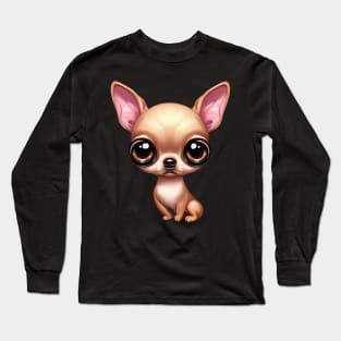 Playful Chihuahua Long Sleeve T-Shirt